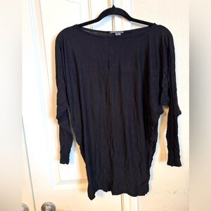 Vince Black 3/4 Sleeve Dolman Blouse